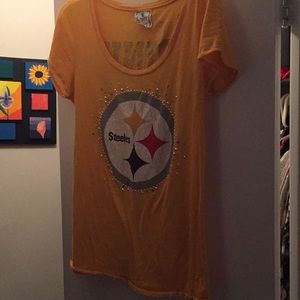 VS Pink - Steelers Rhinestone Shirt